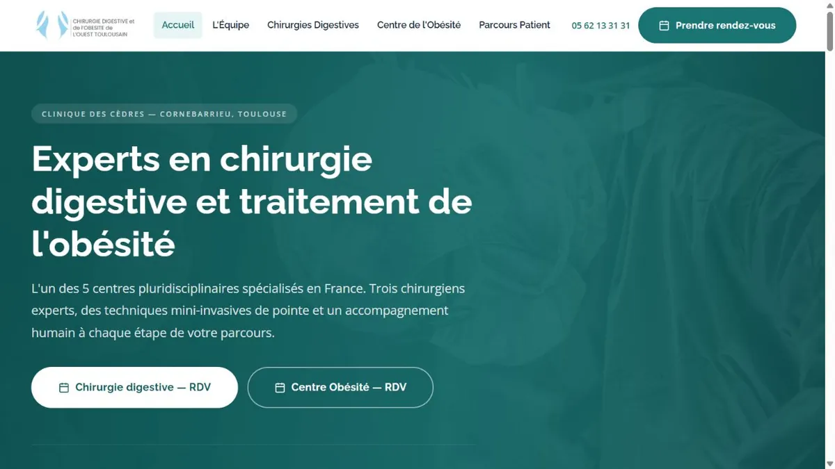 Capture du projet Digestif Toulouse
